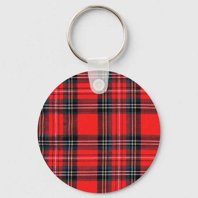 Chaveiro Vintage royal tartan (Frente)