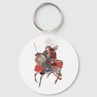Chaveiro Vintage Samurai em Horseback, c. 1878