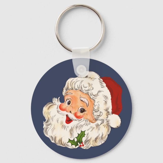 Chaveiro Vintage Santa Claus (Frente)