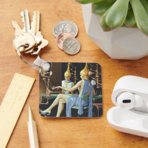 Chaveiro Vintage Science Ficty Beauty Salon Spa Manicures