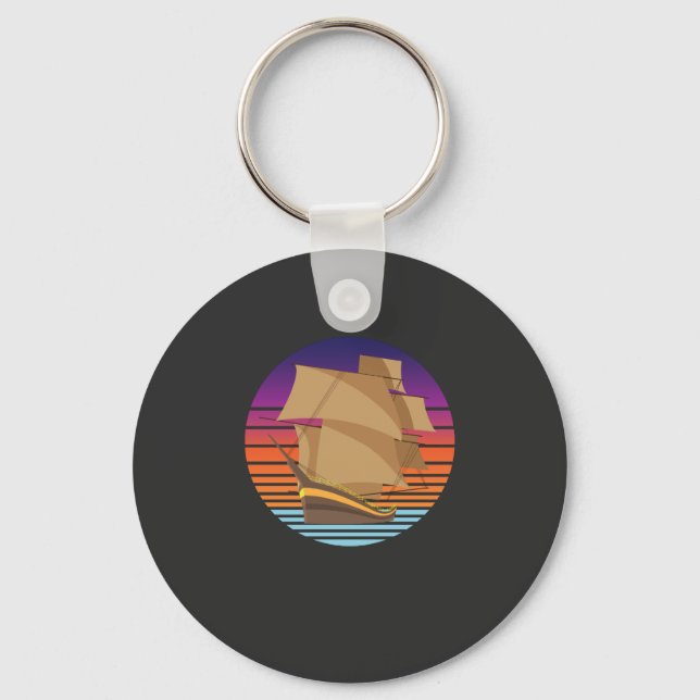 Chaveiro Vintage Ship (Frente)