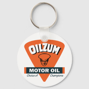 Chaveiro Vintage - Sinal de óleo do motor Oilzum