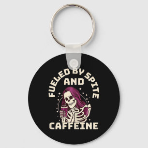 Chaveiro Vintage Skeleton Halloween Alimentado Por Trégua E