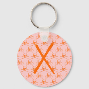 Chaveiro Vintage Skull & Crossbones