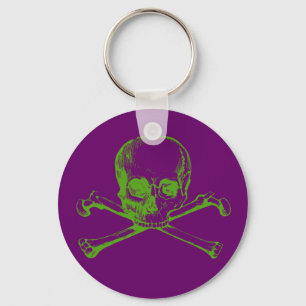 Chaveiro Vintage Skull & Crossbones