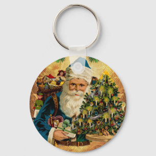 Chaveiro Vintage Style Rua Nicholas (Papai Noel) Natal