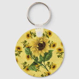 Chaveiro Vintage Sunflower