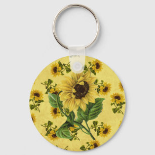 Chaveiro Vintage Sunflower