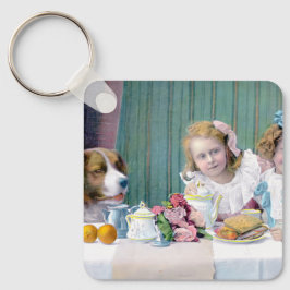 Chaveiro Vintage Tea Party