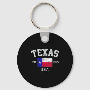 Chaveiro Vintage Texas Austin Est 1845 Para Men Women &