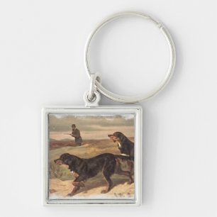 Chaveiro Vintage Trabalhando em Gordon Setters Key Chain