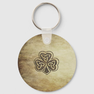 Chaveiro Vintage trendage grundge Irish shamrock