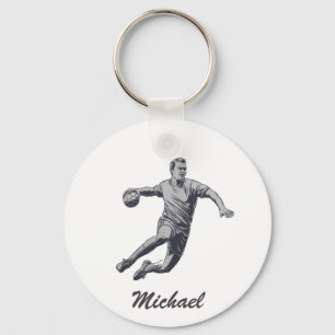 Chaveiro Vintage Trendy Modern Handball Personalizado