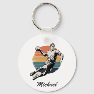 Chaveiro Vintage Trendy Modern Handball Personalizado