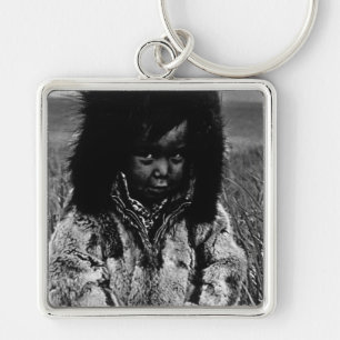 Chaveiro Vintage USA Alaska eskimo boy 1970