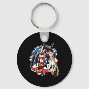 Chaveiro Vintage Usa Patriótica American Flag 4 De Julho Ho