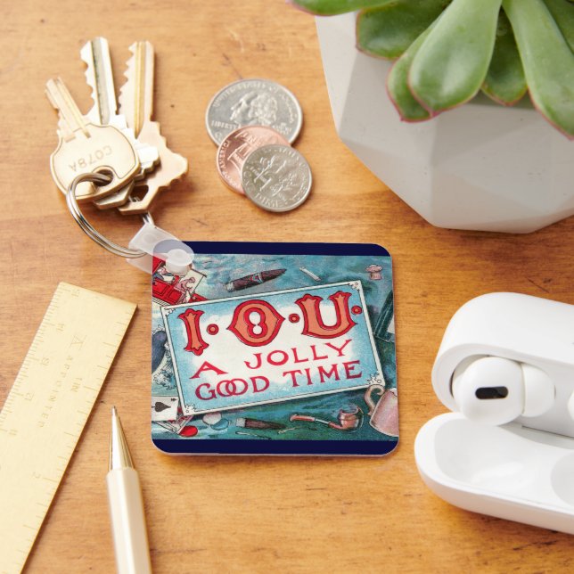 Chaveiro Vintage Vices Party, Jogo Bebendo Fumando (Mesa)