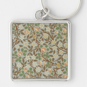 Chaveiro Vintage William Morris Clover Floral Design