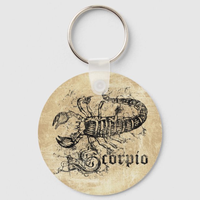 Chaveiro Vintage Zodiac Scorpio (Frente)