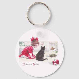 Chaveiro Vintagem de Brinquedos de Tartaruga de Natal