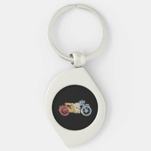 Chaveiro Vintagem do Estilo de Retro de Motocicleta