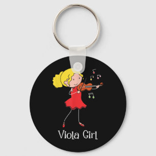 Chaveiro Viola Girl - Violista Symphony Banda Jazz Music Lo