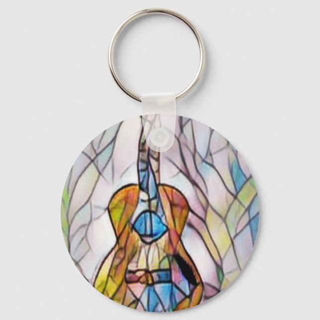 Chaveiro Violão Acústico Maravilhoso (Frente)