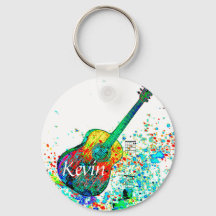 Violão e acordes espalham personalizados