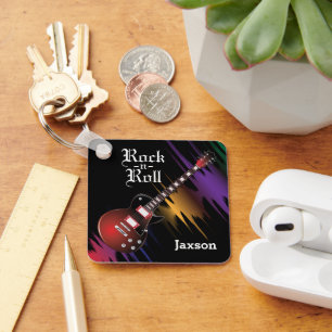 Chaveiro Violão Vermelho - Personalizar