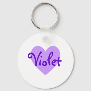 Chaveiro Violet Heart