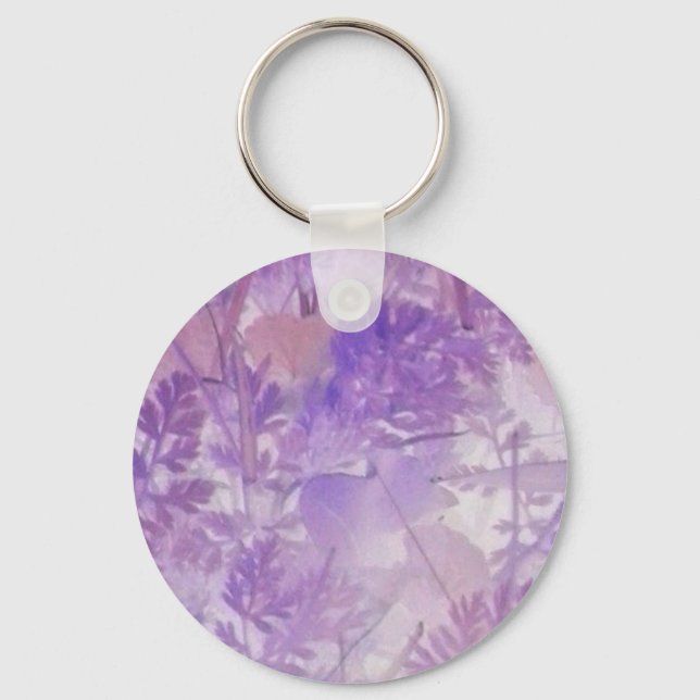 Chaveiro Violeta Floral (Frente)
