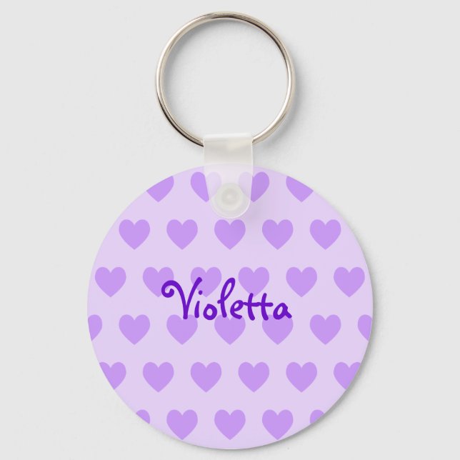 Chaveiro Violetta in Purple (Frente)