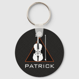 Chaveiro Violin minimal negative space Modern Violinist