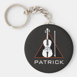 Chaveiro Violin minimal negative space Modern Violinist