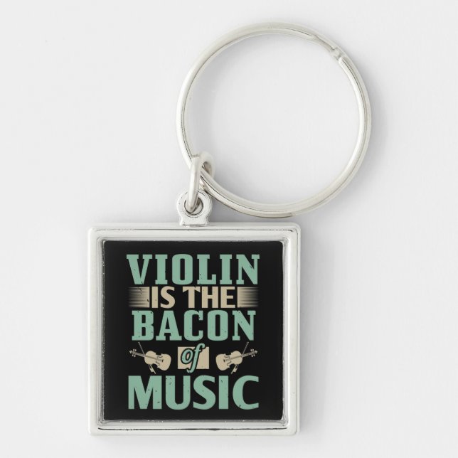 Chaveiro Violino - Violino É O Bacon Da Música (Frente)