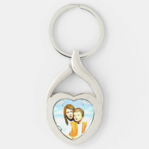 Chaveiro Virgem Maria e o Criança Jesus