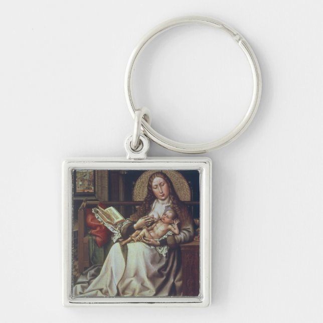 Chaveiro Virgin e criança antes de um Firescreen, c.1440 (Frente)