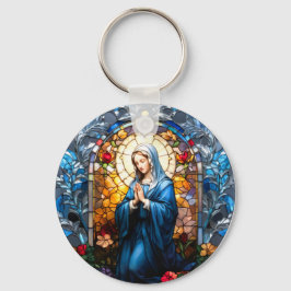 Chaveiro Virgin Mary StainGlass