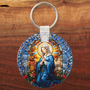 Chaveiro Virgin Mary StainGlass