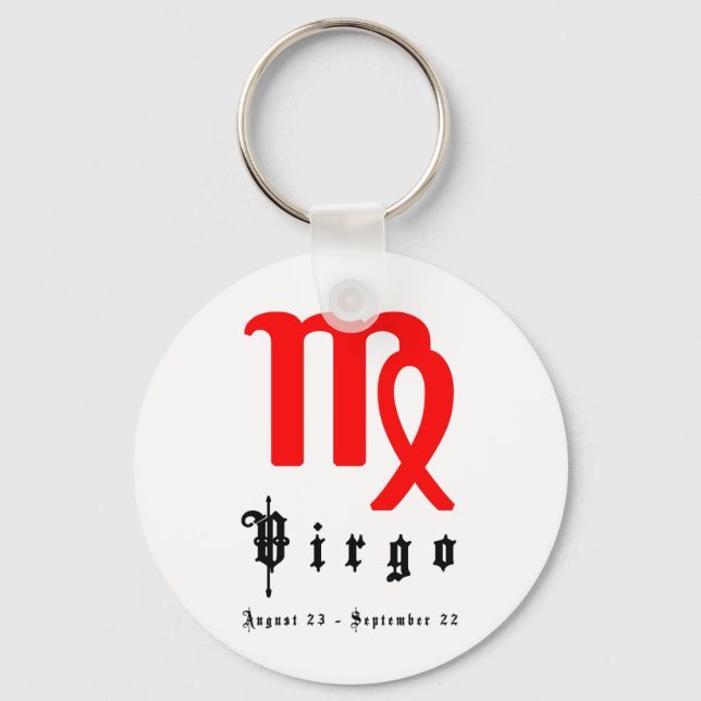Chaveiro Virgo, 23 de agosto - 22 de setembro (Frente)