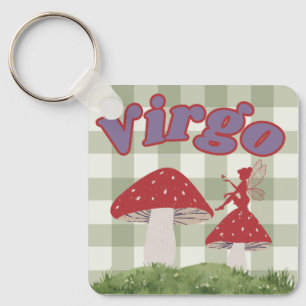 Chaveiro Virgo Cottagecore Aestética Fada Cogumelo Design
