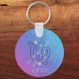 Chaveiro Virgo Zodiac - Sinal de Estrela - Constelação do H