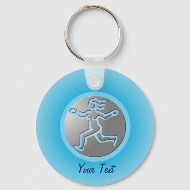 Chaveiro Virgo Zodiac - Sinal de Estrela Premium Silver (Frente)