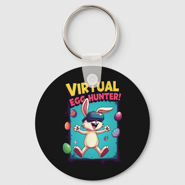 Chaveiro Virtual Egg Hunter - Funny Gamer Bunny Vr Easter G (Frente)