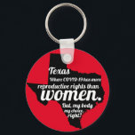 Chaveiro Vírus Feminista do Texas<br><div class="desc">Esta chaveiro é em resposta ao recente projeto de lei que coloca prêmios sobre as mulheres e remove nossos direitos, as mesmas pessoas que gritavam "meu corpo, minha escolha" sobre uma máscara não têm problema em controlar o corpo de uma mulher. Isto não está certo e precisa ser espalhado por...</div>