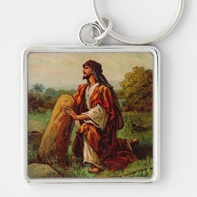 Chaveiro Visão de Jacó e Promessa de Deus  (Frente)