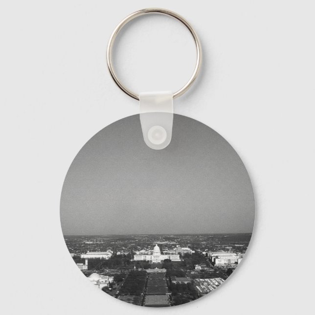 Chaveiro Visão geral do Vintage EUA Washington Capitol (Frente)