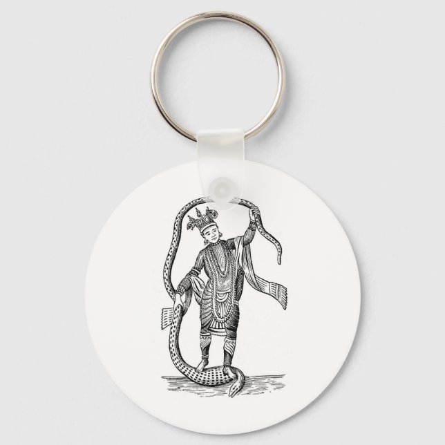 Chaveiro Vishnu no oitavo avatar (Frente)