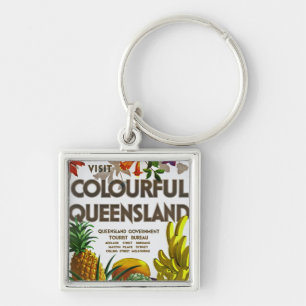 Chaveiro Visita Queensland colorido