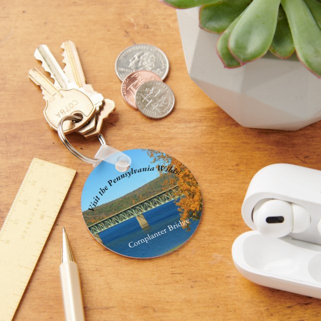 Chaveiro Visite a ponte de Souvenir Casey Picturesque de PA (Mesa)